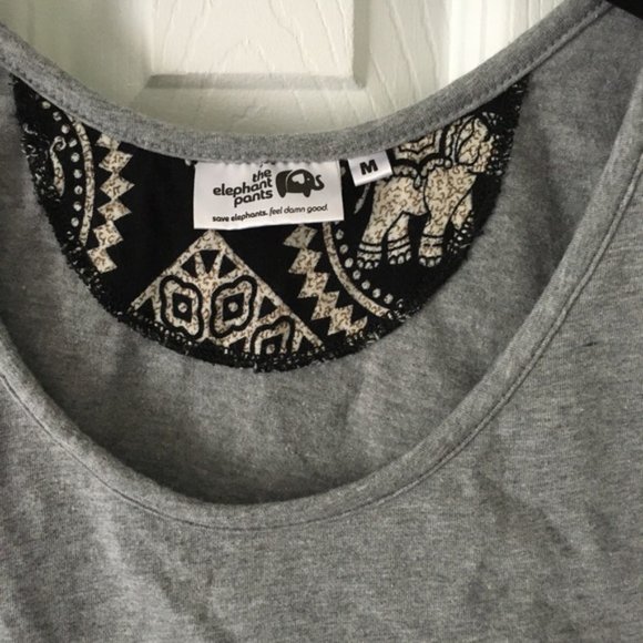 Gray Elephant Pants Tank Top - Picture 2 of 5